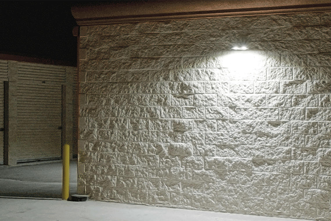 RAB LED lighting assures self-storage facility of a bright future