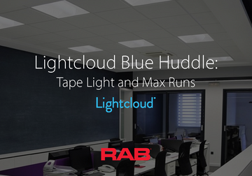 Lightcloud Blue Huddle: Tape Light and Max Runs