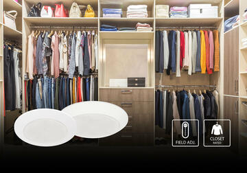 Closet-Rated DISK34 Field-Adjustable CCT Surface Mount