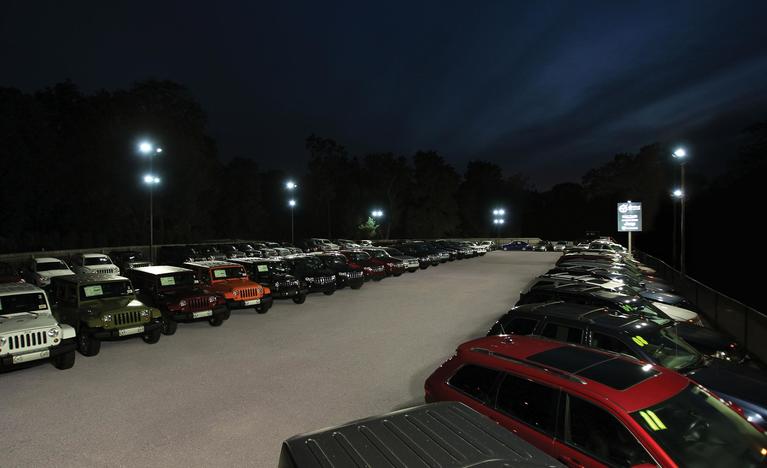 RAB LED Lighting upgrade drives Sales success for car dealership